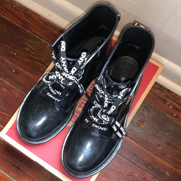 Black Donna Karan New York Boots - Picture 6 of 6